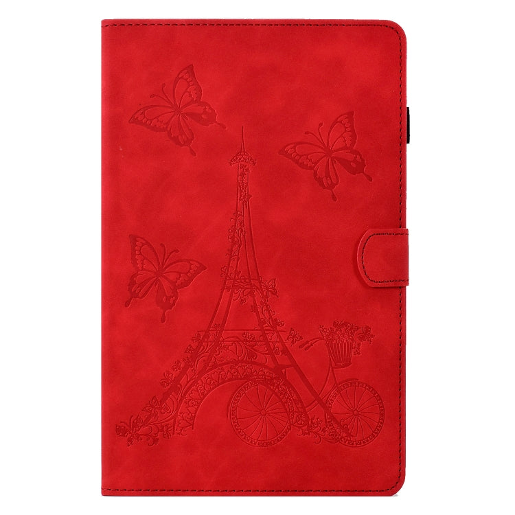 For Lenovo Tab M10 Gen 2 Tower Embossed Leather Smart Tablet Case