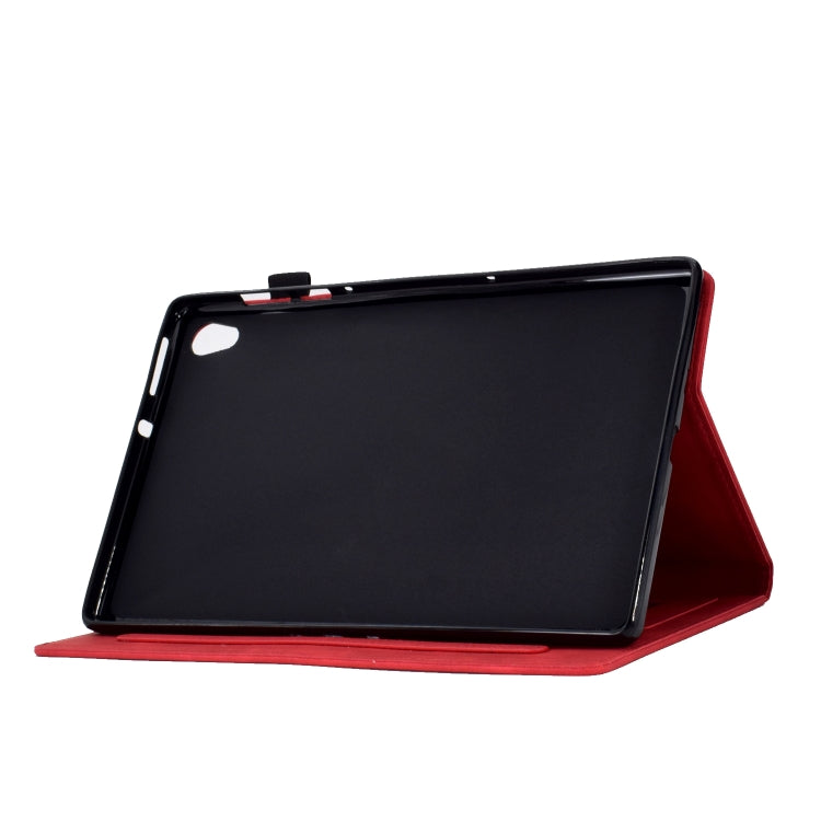 For Lenovo Tab M10 Gen 2 Tower Embossed Leather Smart Tablet Case