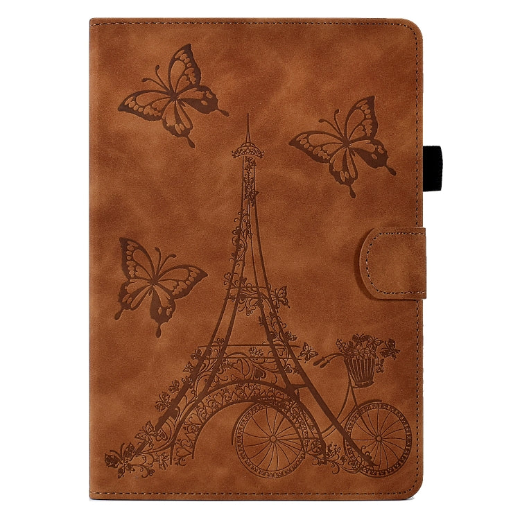 For Lenovo Tab P11 Tower Embossed Leather Smart Tablet Case