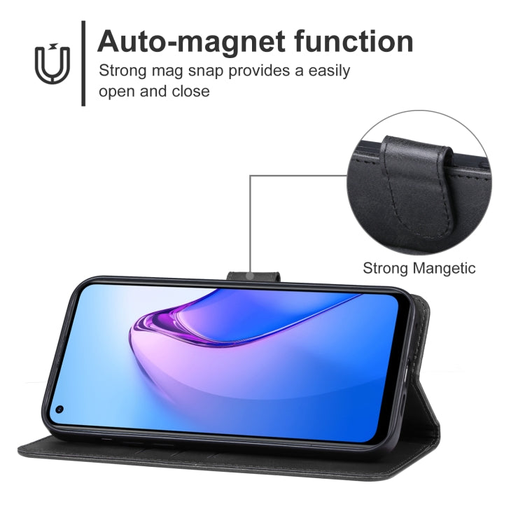 For OPPO Reno8 Z Leather Phone Case