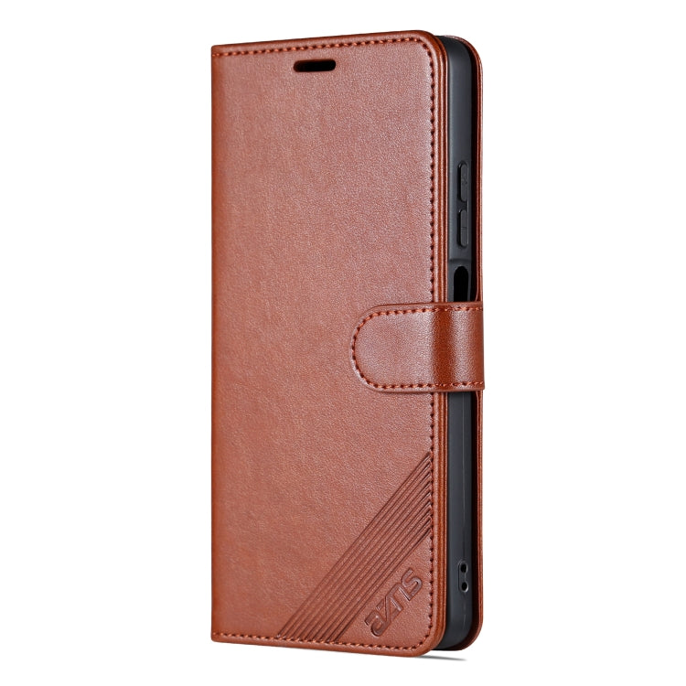 For Xiaomi Redmi Note 12 Pro 5G China / Note 12 Pro 5G China+ 5G AZNS Sheepskin Texture Flip Leather Phone Case