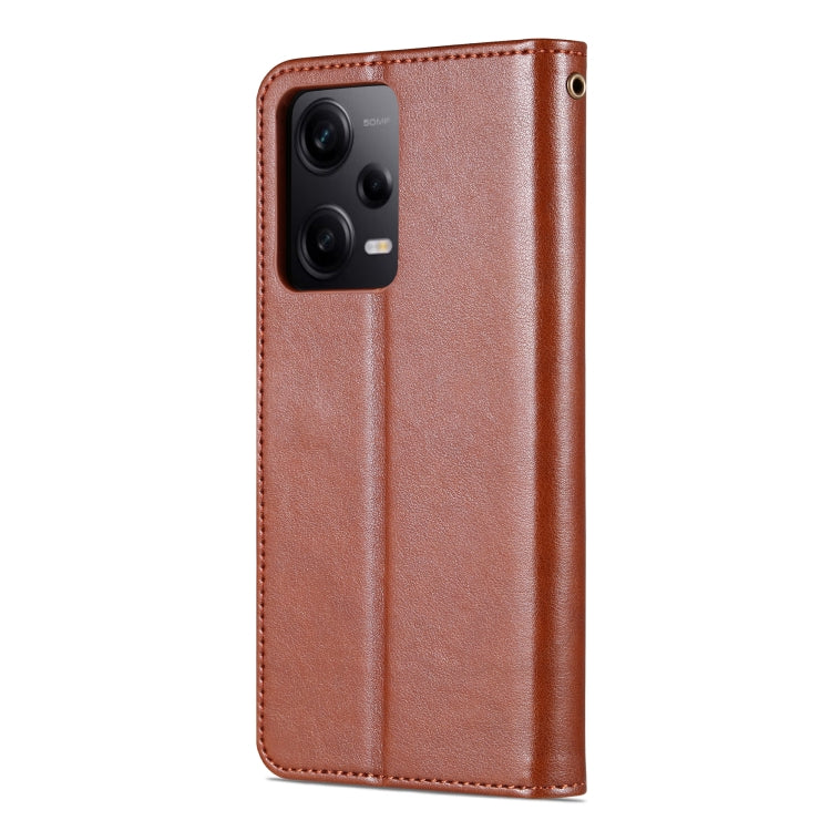 For Xiaomi Redmi Note 12 Pro 5G China / Note 12 Pro 5G China+ 5G AZNS Sheepskin Texture Flip Leather Phone Case