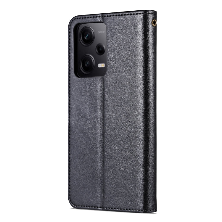 For Xiaomi Redmi Note 12 Pro 5G China / Note 12 Pro 5G China+ 5G AZNS Sheepskin Texture Flip Leather Phone Case
