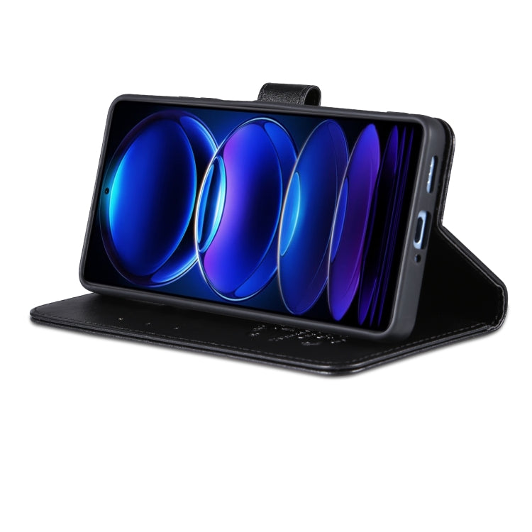 For Xiaomi Redmi Note 12 Pro 5G China / Note 12 Pro 5G China+ 5G AZNS Sheepskin Texture Flip Leather Phone Case