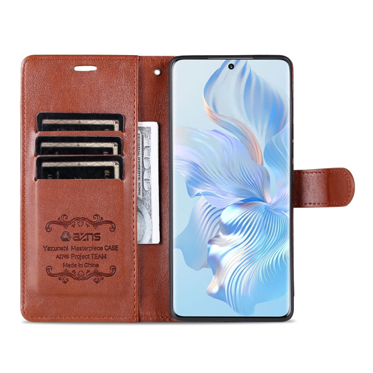 For Honor 80 Pro AZNS Sheepskin Texture Flip Leather Phone Case