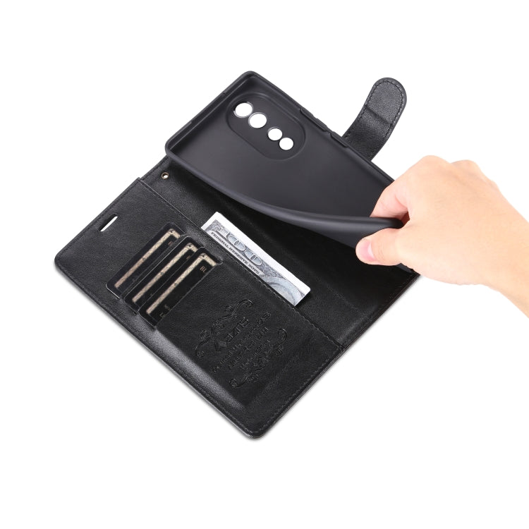 For Honor 80 Pro AZNS Sheepskin Texture Flip Leather Phone Case