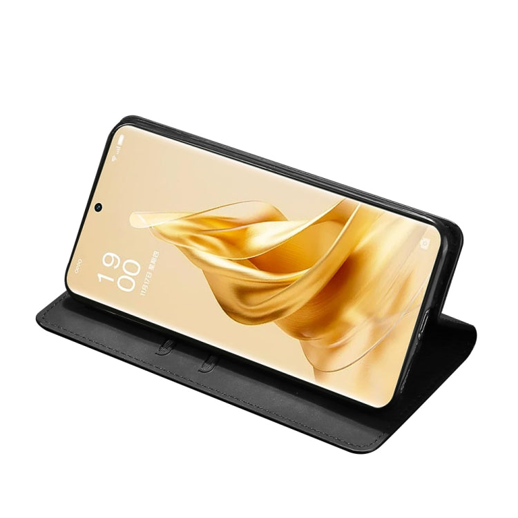 For OPPO Reno9 Pro+ 5G Skin Feel Magnetic Horizontal Flip Leather Phone Case