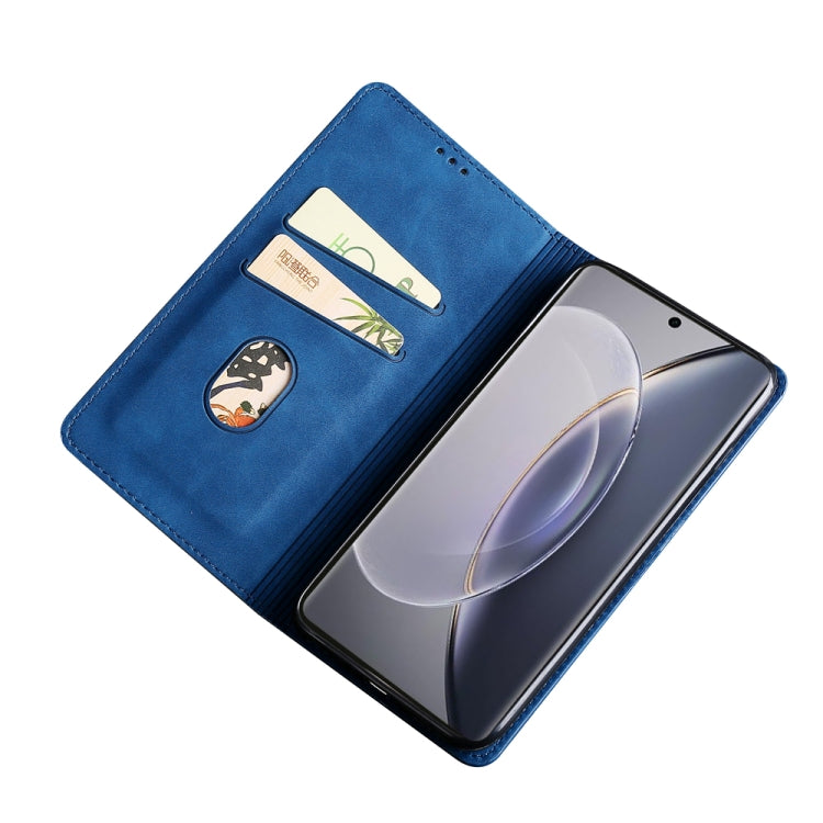 For vivo X90 Pro 5G Skin Feel Magnetic Horizontal Flip Leather Phone Case