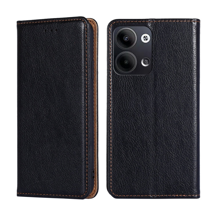 For OPPO Reno9 5G / Reno9 Pro 5G Gloss Oil Solid Color Magnetic Leather Phone Case