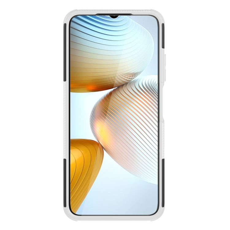 For Xiaomi Poco M4 Tire Texture TPU + PC Phone Case with Holder