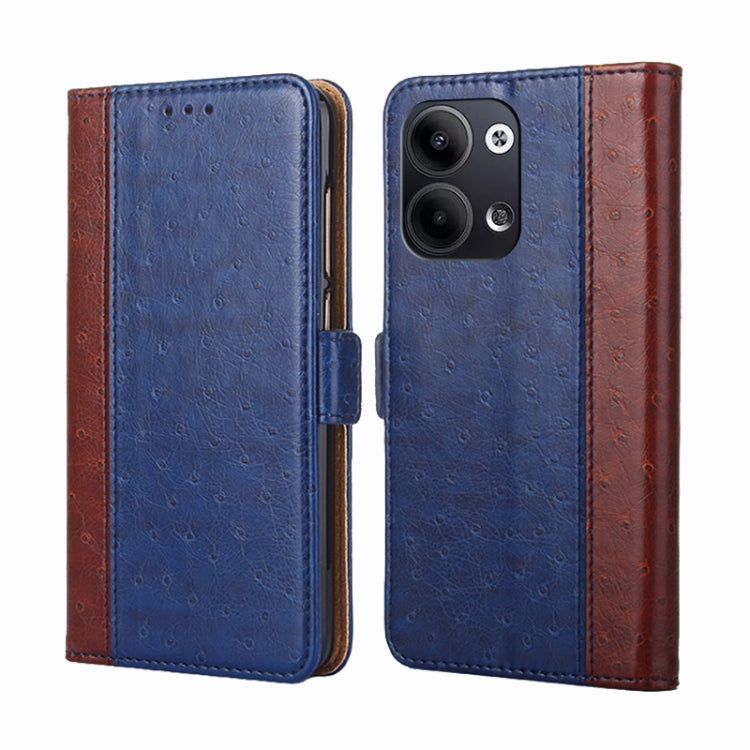 For OPPO Reno9 5G / Reno9 Pro 5G Ostrich Texture Flip Leather Phone Case