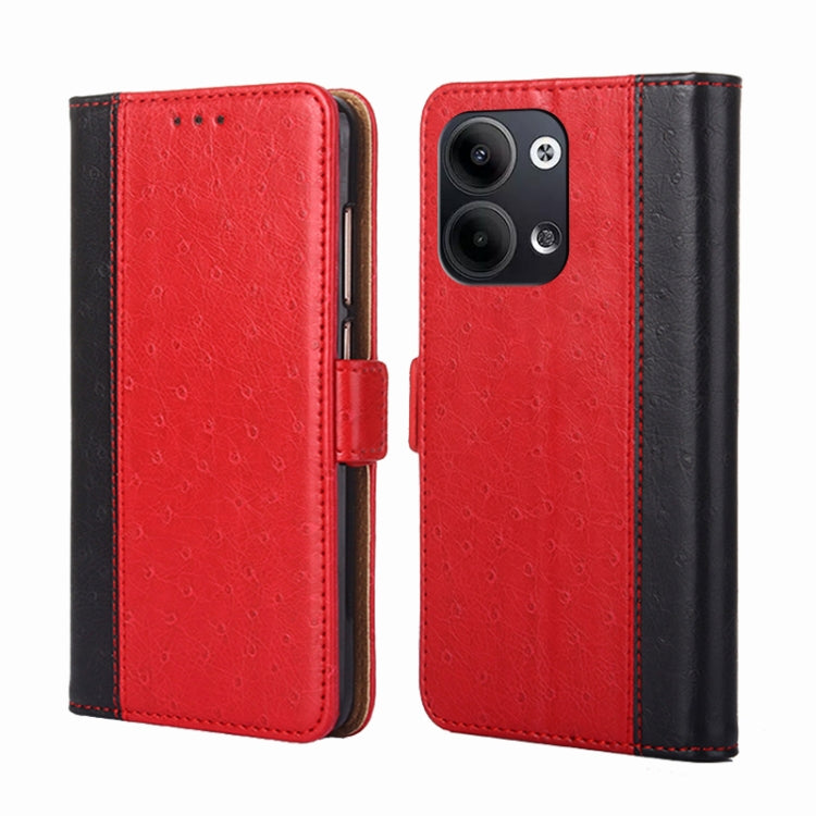 For OPPO Reno9 5G / Reno9 Pro 5G Ostrich Texture Flip Leather Phone Case