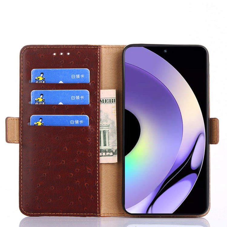 For Realme 10 Pro 5G Ostrich Texture Flip Leather Phone Case