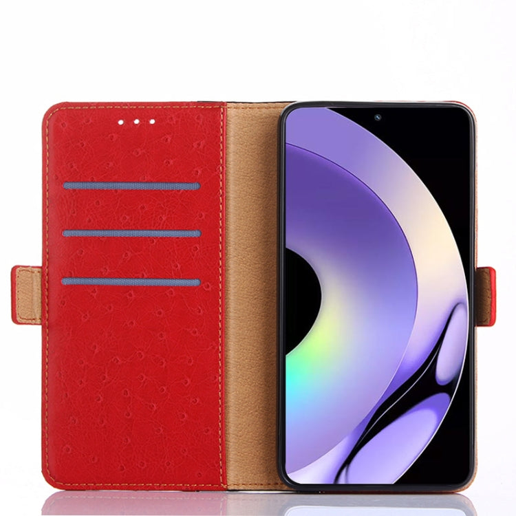 For Realme 10 Pro 5G Ostrich Texture Flip Leather Phone Case
