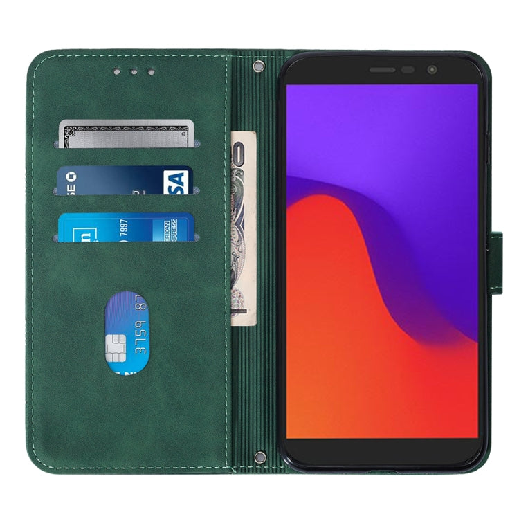 For BLU View 2 2020/2022 Crossbody 3D Embossed Flip Leather Phone Case