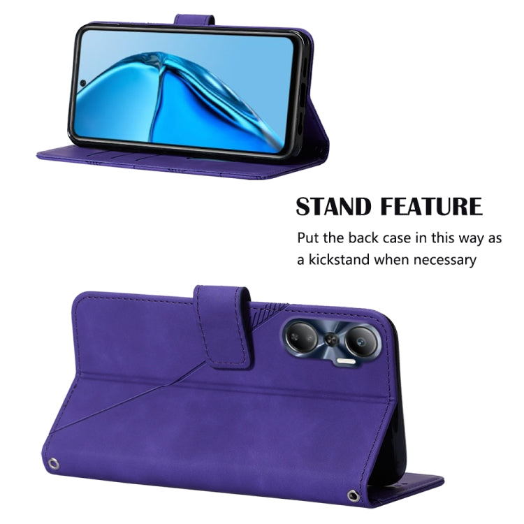 For Infinix Hot 20 4G Crossbody 3D Embossed Flip Leather Phone Case