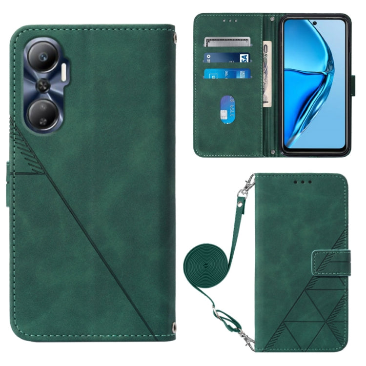 For Infinix Hot 20 4G Crossbody 3D Embossed Flip Leather Phone Case