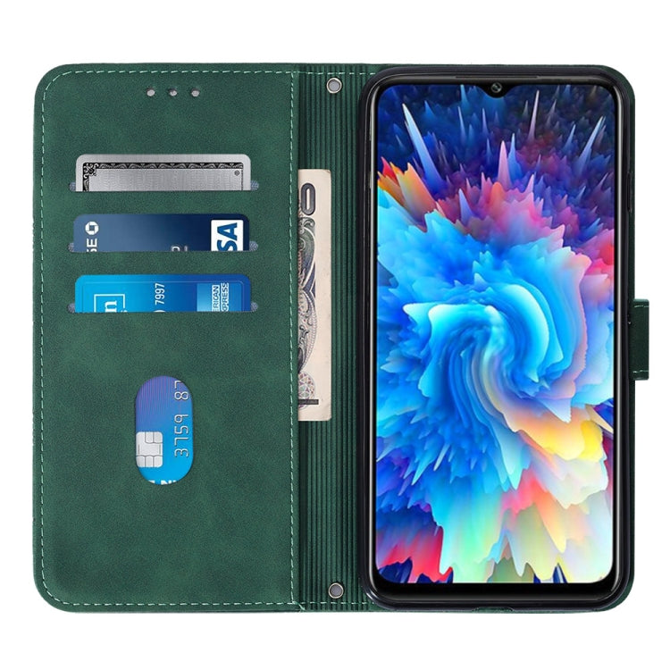 For Infinix Hot 20 5G Crossbody 3D Embossed Flip Leather Phone Case