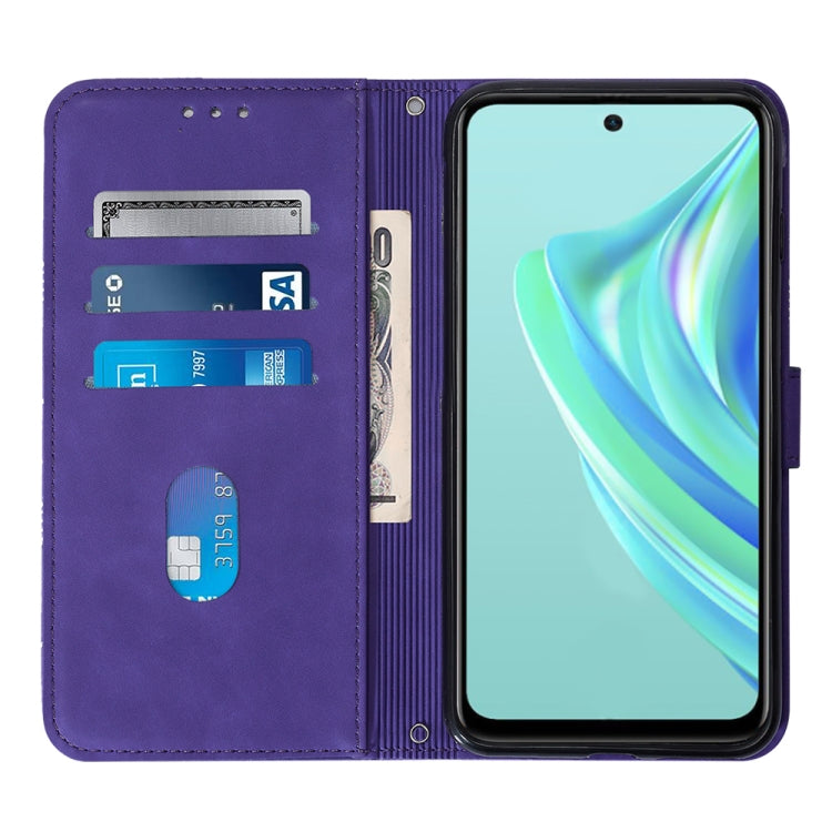 For Infinix Hot 20 Play Crossbody 3D Embossed Flip Leather Phone Case