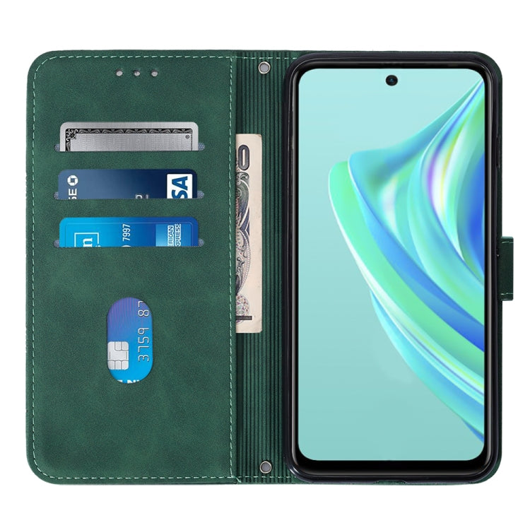 For Infinix Hot 20 Play Crossbody 3D Embossed Flip Leather Phone Case