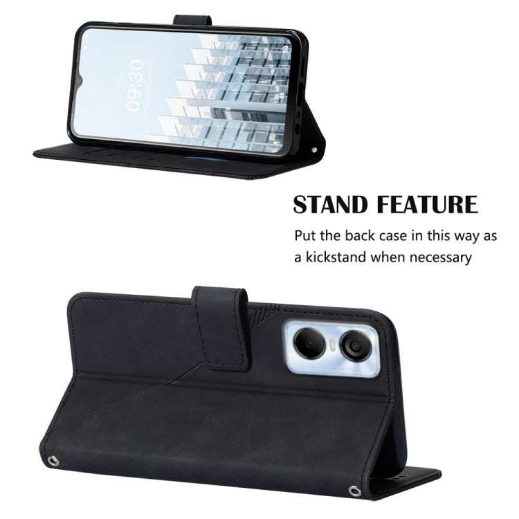 For Tecno Pop 6 Pro Crossbody 3D Embossed Flip Leather Phone Case