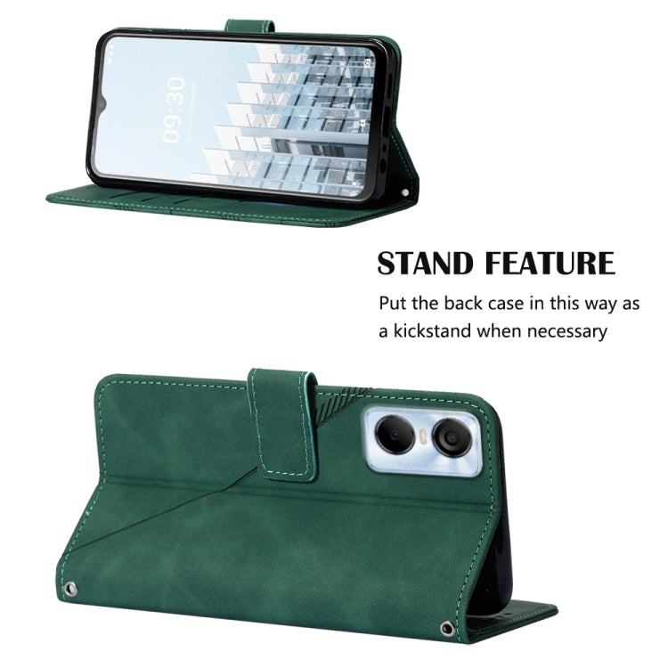 For Tecno Pop 6 Pro Crossbody 3D Embossed Flip Leather Phone Case