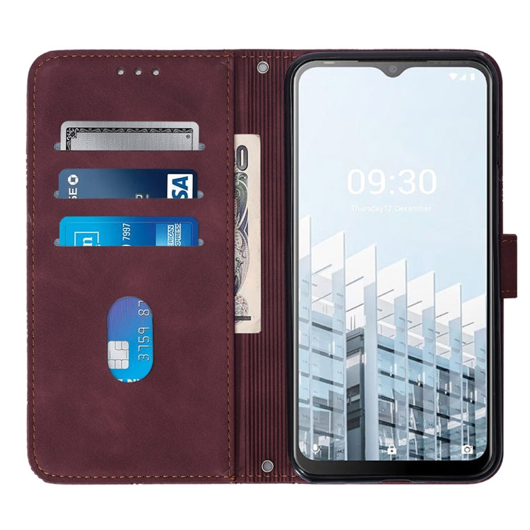 For Tecno Pop 6 Pro Crossbody 3D Embossed Flip Leather Phone Case