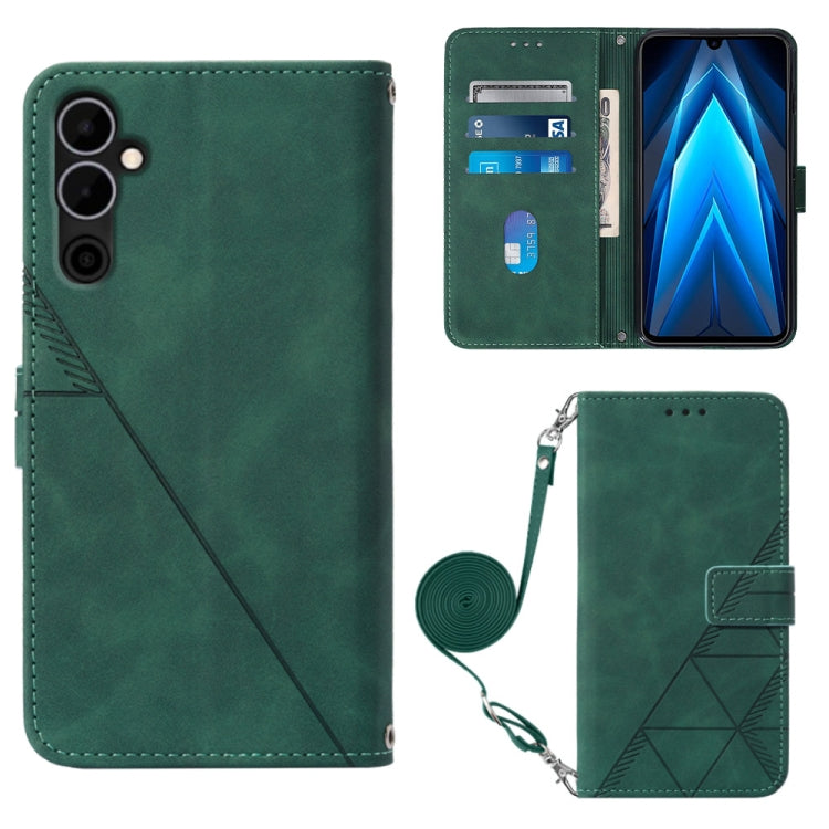 For Tecno Pova Neo 2 Crossbody 3D Embossed Flip Leather Phone Case