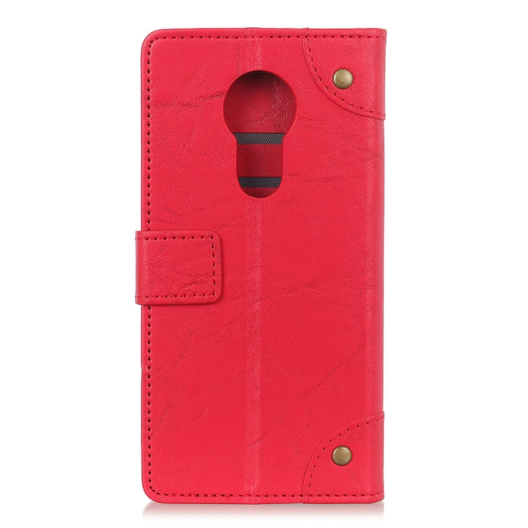 For Nokia 5.3 Copper Buckle Retro Crazy Horse Texture Horizontal Flip Leather Case with Holder & Card Slots & Wallet