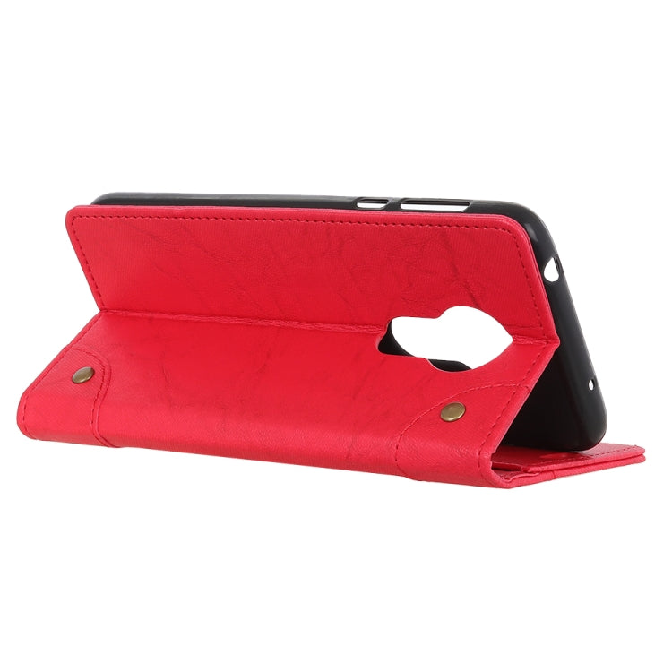 For Nokia 5.3 Copper Buckle Retro Crazy Horse Texture Horizontal Flip Leather Case with Holder & Card Slots & Wallet