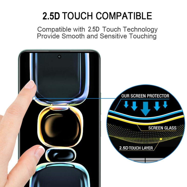 For Xiaomi Redmi K60 25pcs Full Glue Full Screen Tempered Glass Film