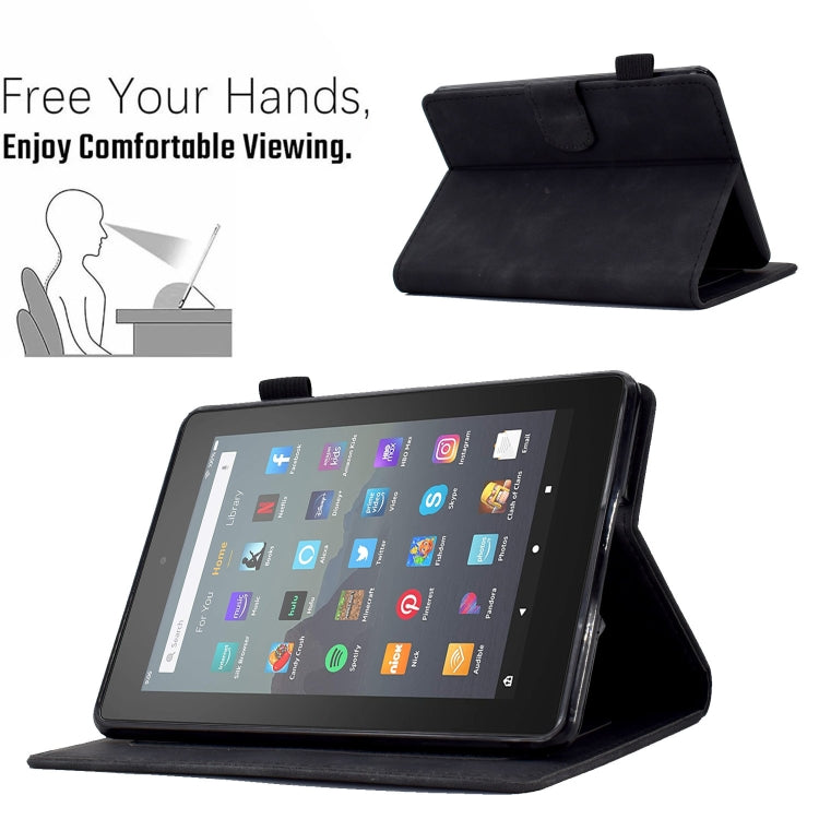 For Amazon Kindle Youth Version 2022 Embossed Smile Flip Tablet Leather Smart Case