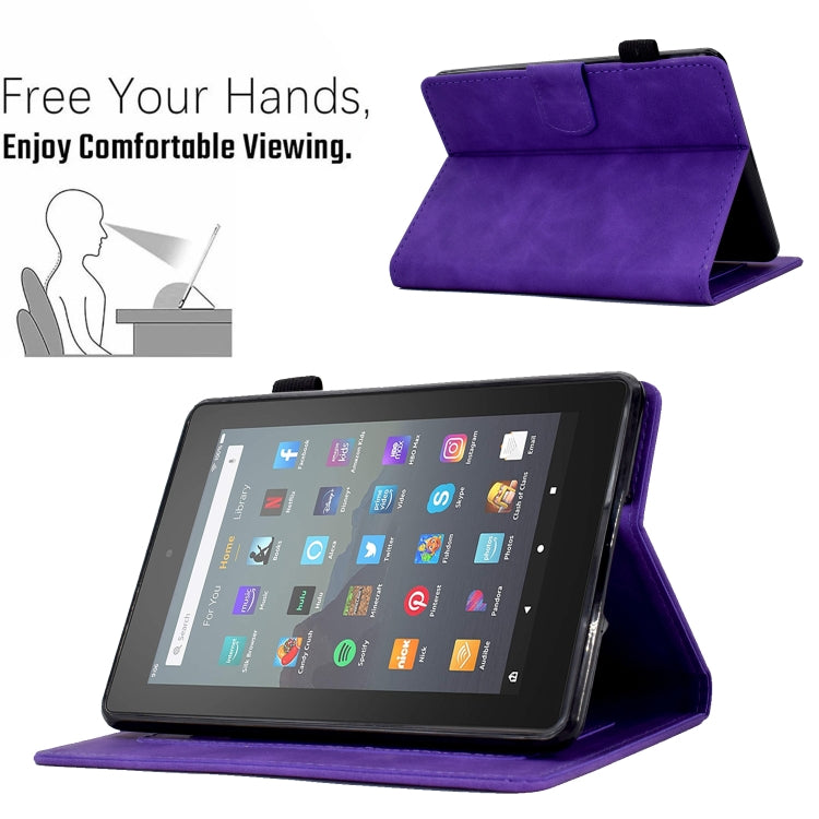 For Amazon Kindle Youth Version 2022 Embossed Smile Flip Tablet Leather Smart Case