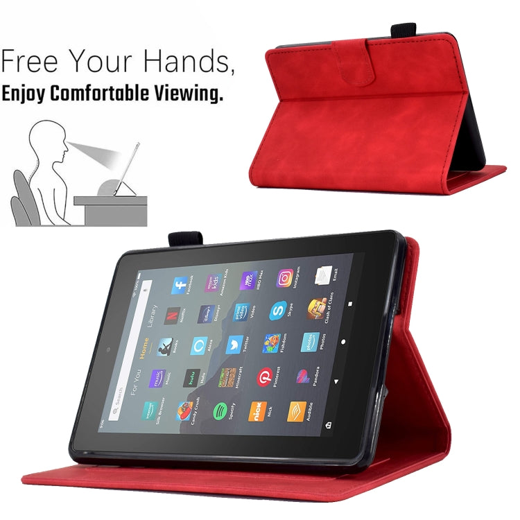 For Amazon Kindle Youth Version 2022 Embossed Smile Flip Tablet Leather Smart Case