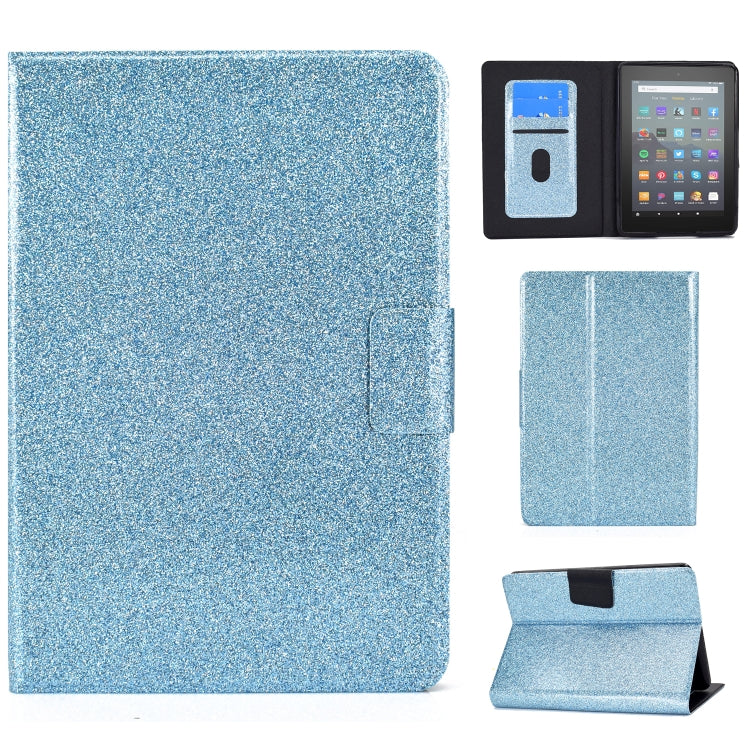 For Amazon Kindle Youth Version 2022 Varnish Glitter Powder Smart Leather Tablet Case