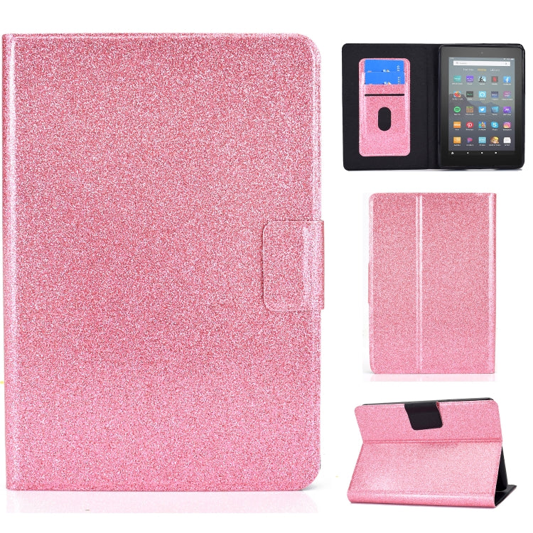 For Amazon Kindle Youth Version 2022 Varnish Glitter Powder Smart Leather Tablet Case