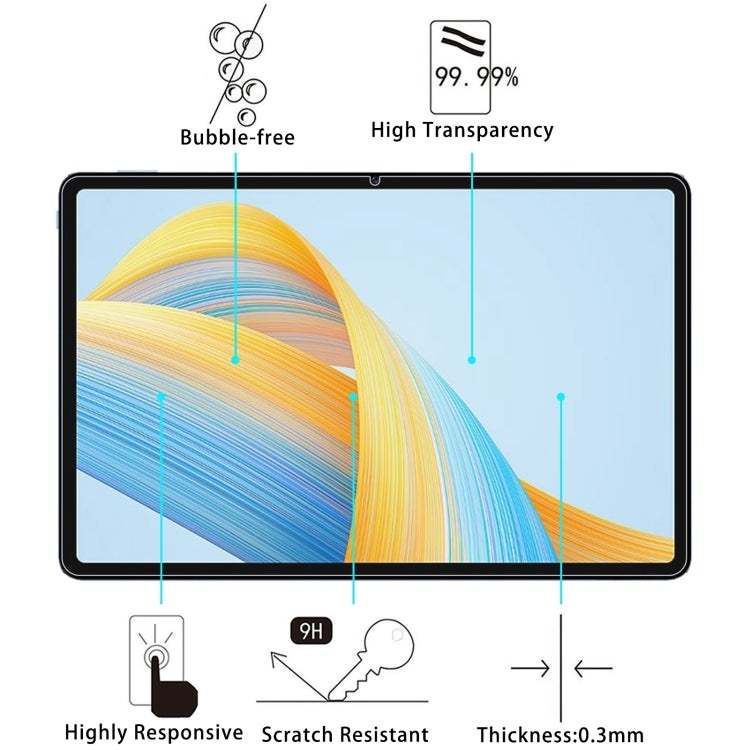 For Honor Pad V8 Pro 25pcs 9H 2.5D Explosion-proof Tempered Tablet Glass Film