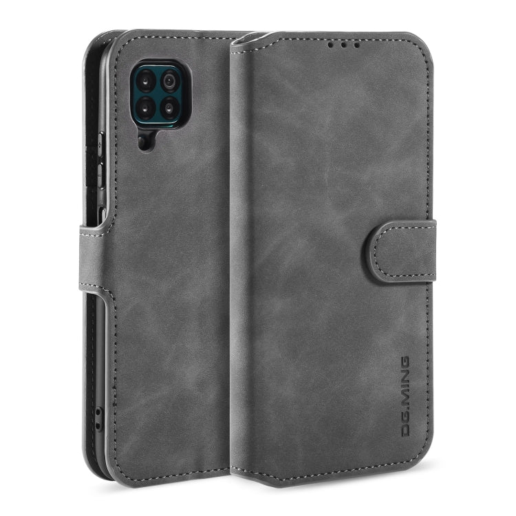 For Huawei P40 Lite / Nova 6 SE DG.MING Retro Oil Side Horizontal Flip Case with Holder & Card Slots & Wallet