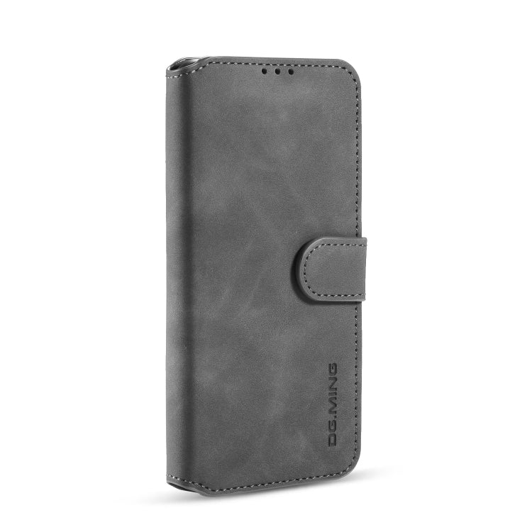 For Huawei P40 DG.MING Retro Oil Side Horizontal Flip Case with Holder & Card Slots & Wallet