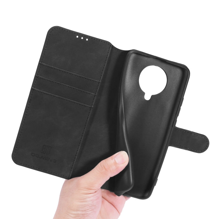 For Xiaomi Redmi K30 Pro DG.MING Retro Oil Side Horizontal Flip Case with Holder & Card Slots & Wallet