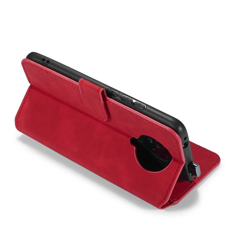 For Xiaomi Redmi K30 Pro DG.MING Retro Oil Side Horizontal Flip Case with Holder & Card Slots & Wallet