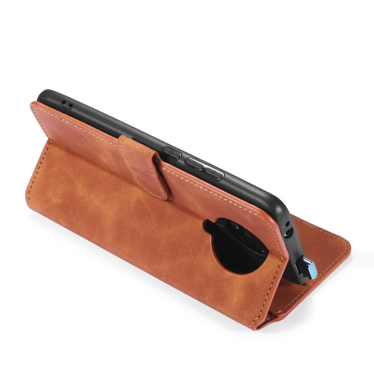 For Xiaomi Redmi K30 Pro DG.MING Retro Oil Side Horizontal Flip Case with Holder & Card Slots & Wallet
