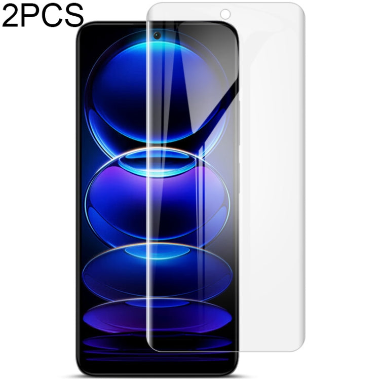 For Xiaomi Redmi Note 12 China 2pcs imak Curved Full Screen Hydrogel Film Front Protector