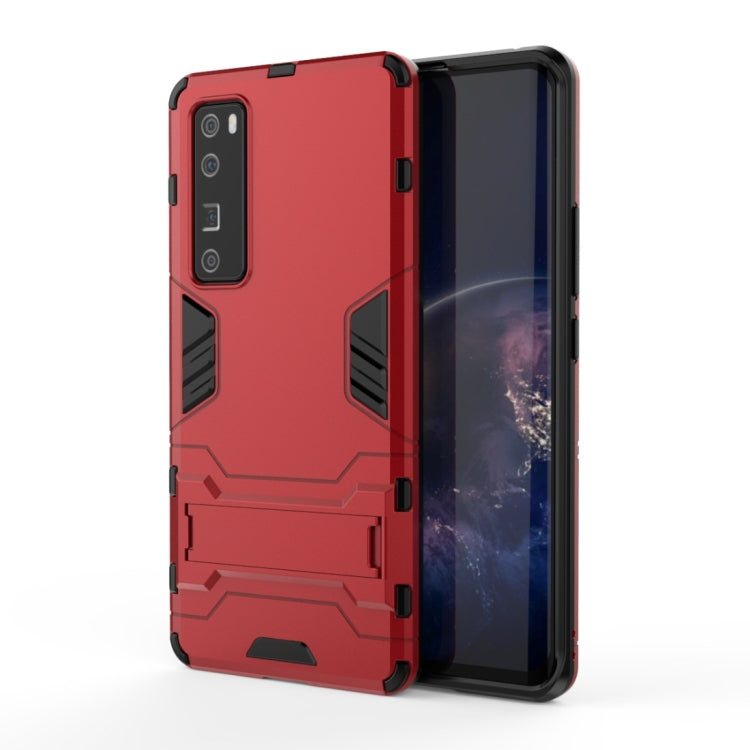 For Huawei nova 7 Pro 5G Shockproof PC + TPU Protective Case with Invisible Holder