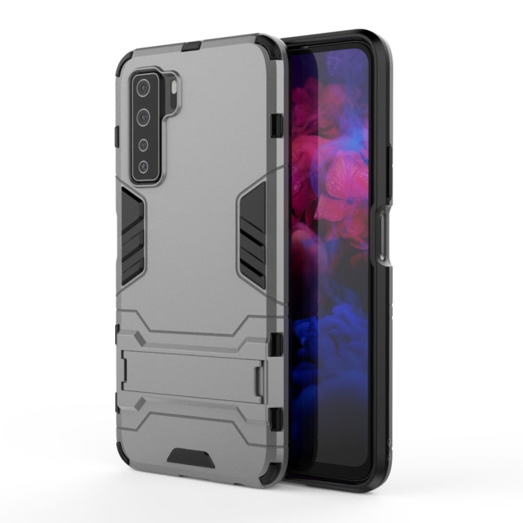 For Huawei nova 7 SE Shockproof PC + TPU Protective Case with Invisible Holder
