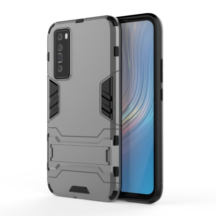 For Huawei nova 7 5G Shockproof PC + TPU Protective Case with Invisible Holder