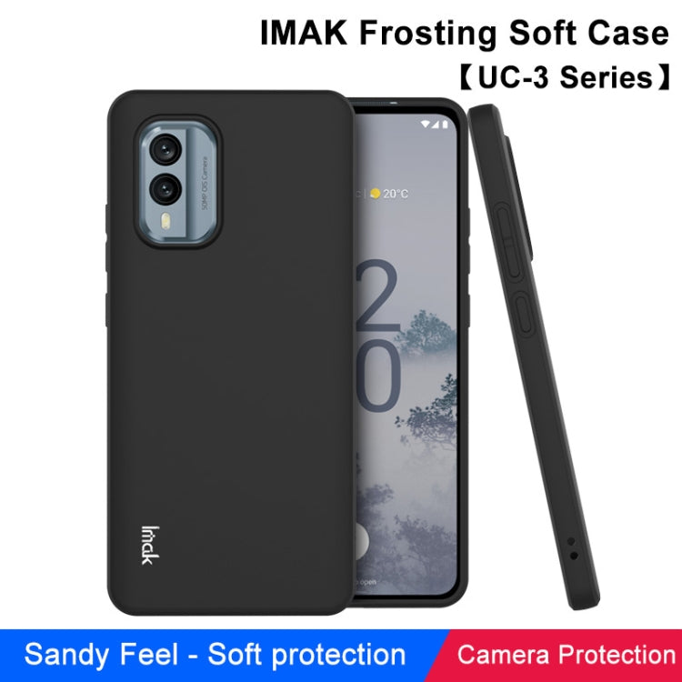 For Nokia X30 5G IMAK UC-3 Series Shockproof Frosted TPU Protective Phone Case