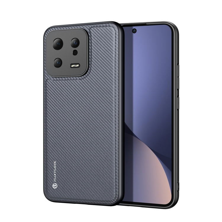 For Xiaomi 13 DUX DUCIS Fino Series PU + TPU Protective Phone Case(Grey)