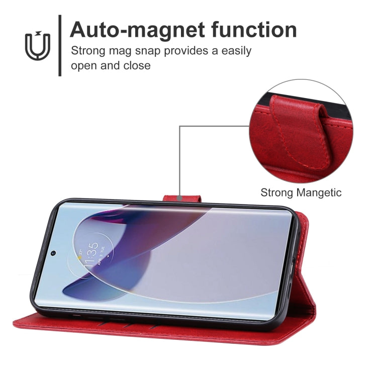 For Motorola Moto X40 Pro Leather Phone Case