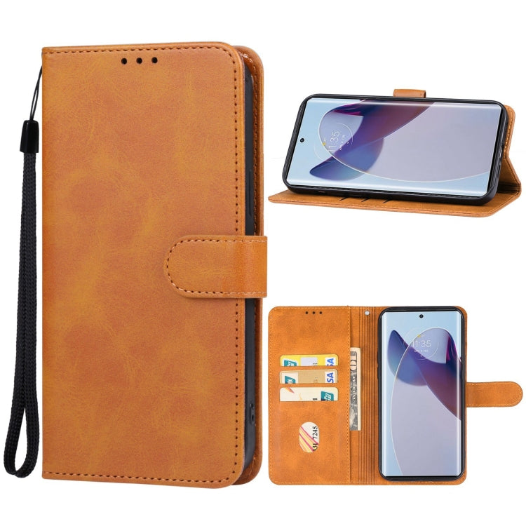 For Motorola Moto X40 Pro Leather Phone Case